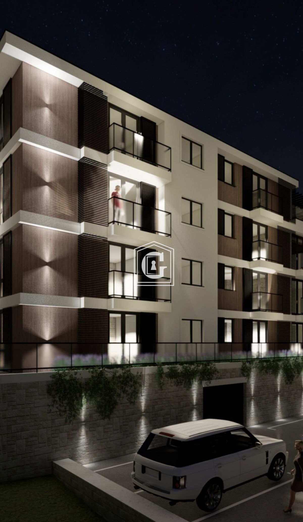 Apartment With 1 Bedroom In A New House!!!
