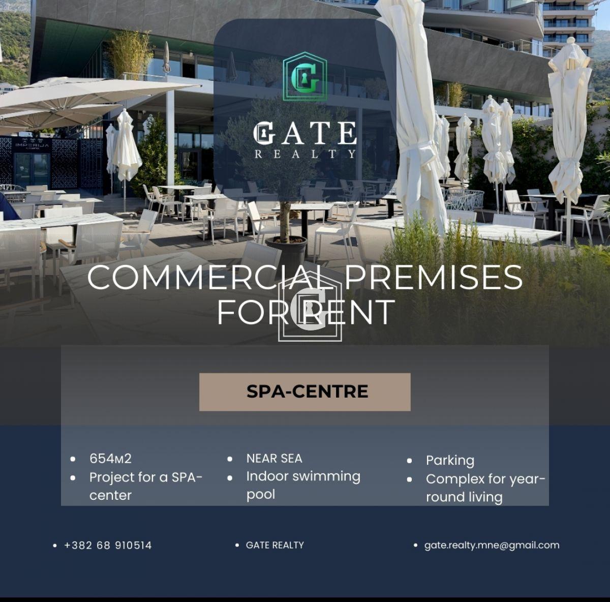 КОМЕРЦИЈАЛНИ ОБЈЕКАТ ЗА СПА ЦЕНТАР у НАЈБОЉОЈ ЛОКАЦИЈИ на ОБАЛИ!!!