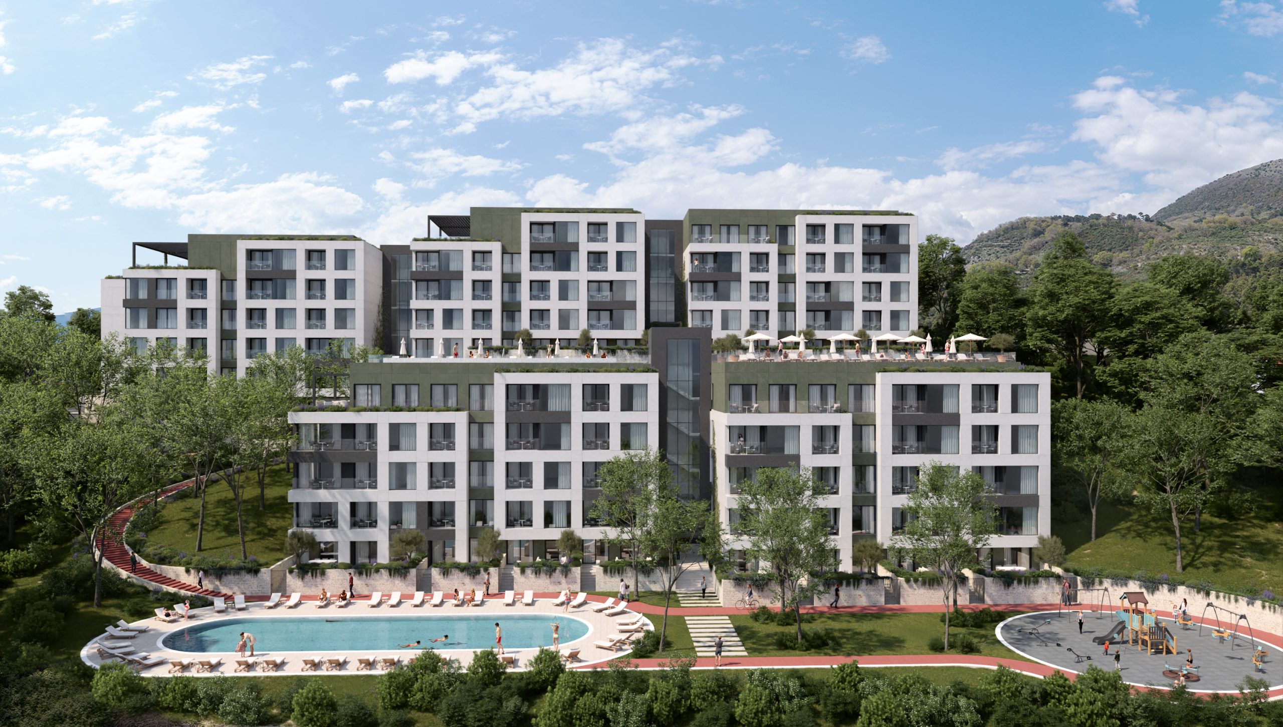 APARTMENTS IN A PREMIUM RESIDENTIAL COMPLEX IN TIVAT